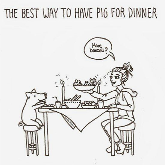 pig to dinner